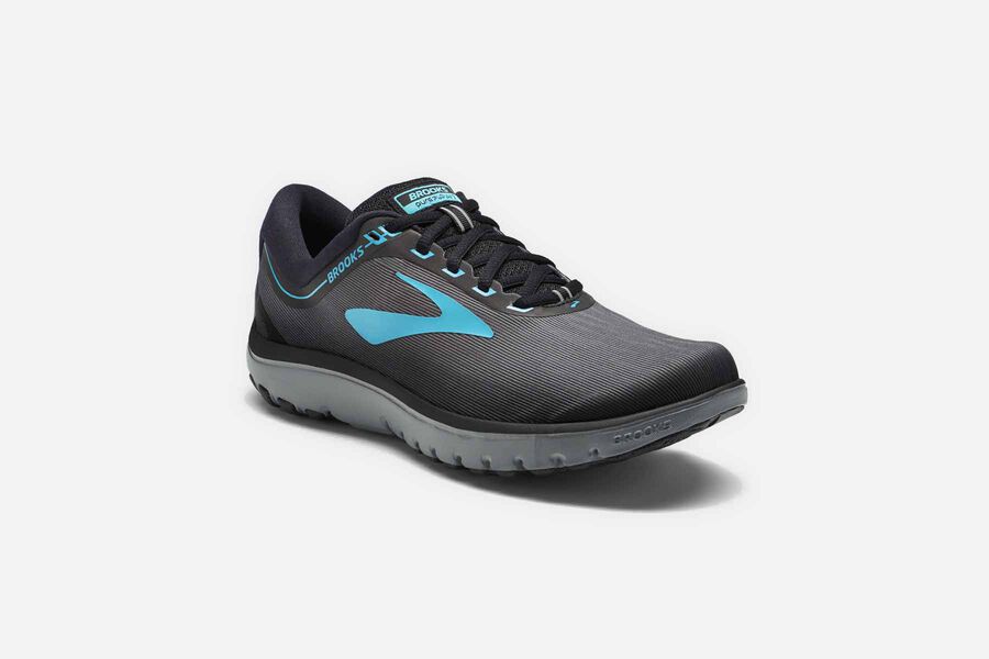 Brooks Pureflow 7 Road Running Shoes Womens - Dark Grey/Blue - USMHL-7219